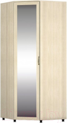 Шкаф Премиум Гармония угловой с зеркалом (шимо светлый)