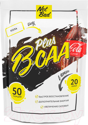 Аминокислоты BCAA NotBad С витамином С (250г, кола)