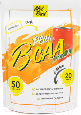 Аминокислоты BCAA NotBad С витамином С (250г, миринда)