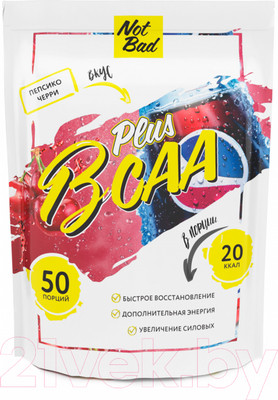 Аминокислоты BCAA NotBad С витамином С (250г, пепсико черри)