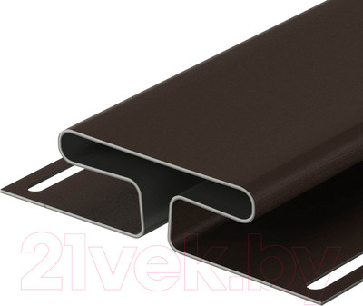 Н-профиль Docke Premium (3м, шоколад)