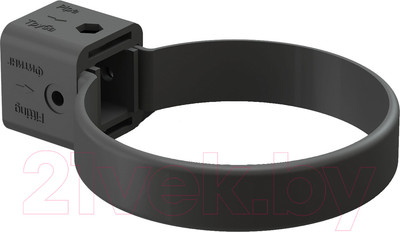 Хомут водосточной трубы Docke Premium Универсальный 120мм (графит)