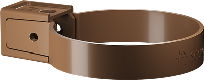 Хомут водосточной трубы Docke Premium Универсальный 120мм (каштан)