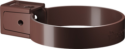 Хомут водосточной трубы Docke Premium Универсальный 120мм (шоколад)