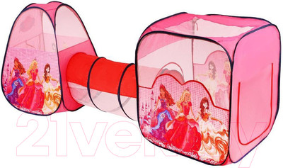 Детская игровая палатка Наша игрушка Принцессы c туннелем / 200561632