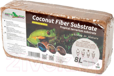 Субстрат Repti-Zoo Кокосовый тропический / 83965010 (620г/8л)