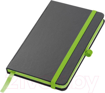 Записная книжка Easy Gifts Rostock / 341129 (черный/светло-зеленый)