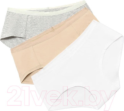 Комплект женских трусов Mark Formelle 412263-3 (р.90, белый-3)