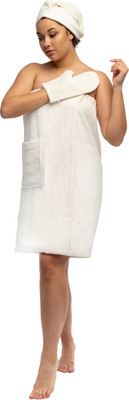 Набор текстиля для бани Lilia Женский (светло-кремовый)