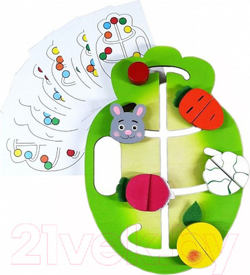 Развивающая игрушка Крона Накорми зайку / 170-016