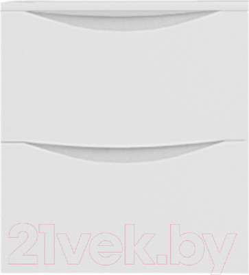 Тумба под умывальник Garda Shell 9н_600_PVC (белый глянец)