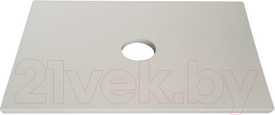 Столешница для тумбы в ванную Garda 39.600.PVC (белый глянец)