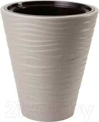 Кашпо Formplastic Sahara Dunes / 2722-051 (серо-бежевый)
