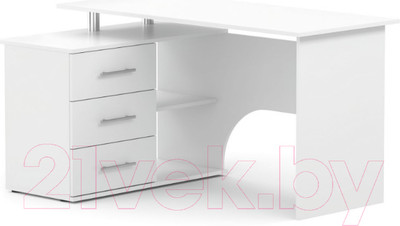 Письменный стол Сокол-Мебель КСТ-09Л (белый)