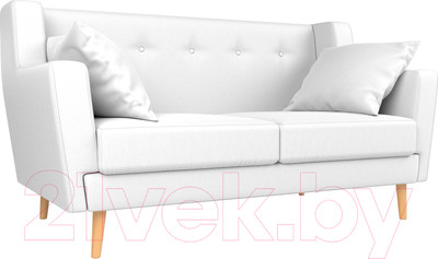 Диван Лига Диванов Брайтон 281 2-х местный / 108934 (экокожа, белый)