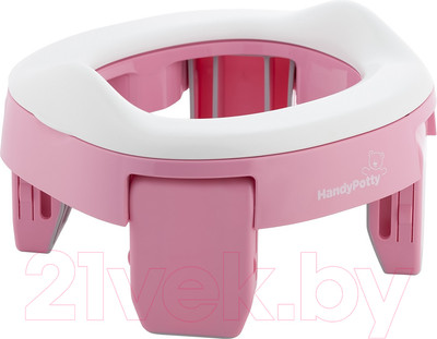 Дорожный горшок Roxy-Kids HandyPotty / HP-250RG (розовый)