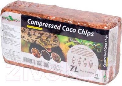 Субстрат Repti-Zoo Кокосовый тропический / 83965012 (620г/7л)