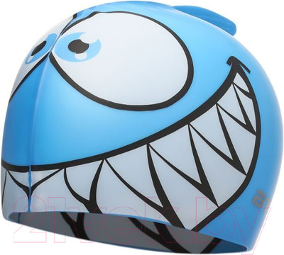 Шапочка для плавания Atemi FC205 (рыбка/голубой)