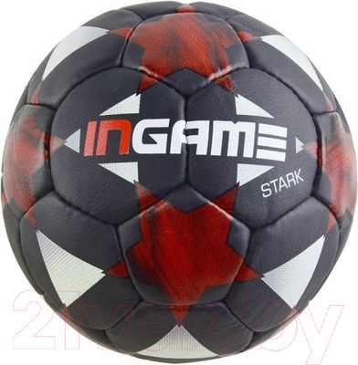 Футбольный мяч Ingame Stark IFB-121 (размер 5, черный/красный)