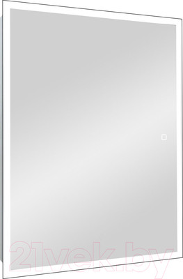 Шкаф с зеркалом для ванной Континент Reflex Led 60x80