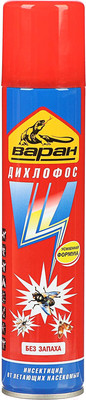 Аэрозоль от насекомых Варан Дихлофос А универсальный (300мл, синий)