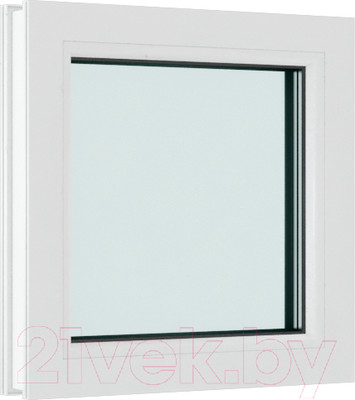 Окно ПВХ Rehau Одностворчатое глухое 3 стекла (1150x1150x70)