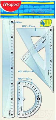 Набор для черчения Maped Кристалл / 242830