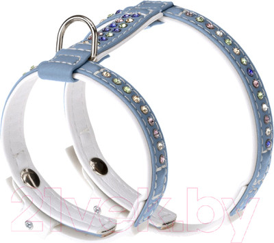 Шлея Ferplast Lux P (XS, бирюзово-белый)