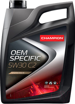 Моторное масло Champion OEM Specific C2 5W30 / 8209710 (4л)