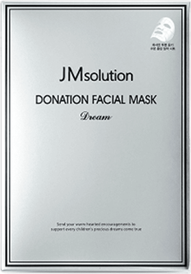 Маска для лица тканевая JMsolution Donation Facial Mask Dream для питания и сияния кожи лица  (37мл)
