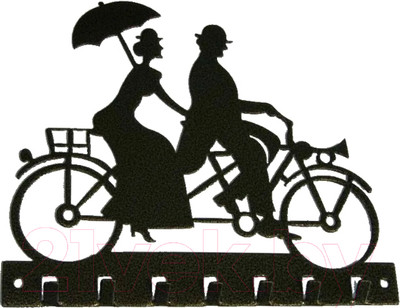 Ключница настенная Станкоинструмент №15 Велосипед