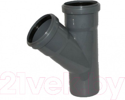 Тройник внутренней канализации Armakan ПП 50/50/45o / KWPP-TR-050-012-W