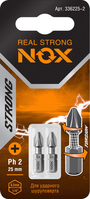 Набор бит Nox Strong Torsion C6.3 Ph2-25 / 336225-2 (2шт)