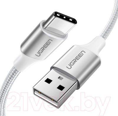 Кабель Ugreen US288 / 60131 (1м, белый)