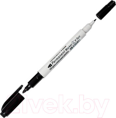 Маркер перманентный CrowN Multi Marker Twin / P-800W (черный)