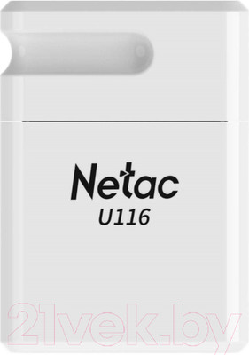 USB flash накопитель Netac USB Drive U116 USB2.0 64GB (NT03U116N-064G-20WH)