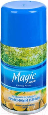 Сменный блок для освежителя воздуха Magic Boom Лимонный взрыв (250мл)