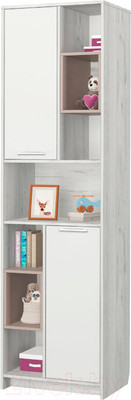 Стеллаж Аквилон Зефир №5.4 600 (дуб эльза/мокко)