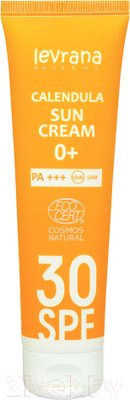 Крем солнцезащитный Levrana Календула SPF30 0+ PA+++ (100мл)
