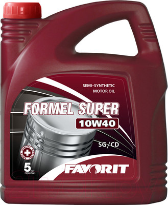 Моторное масло Favorit Formel Super MoS2 10W40 SG/CD / 57238 (5л)