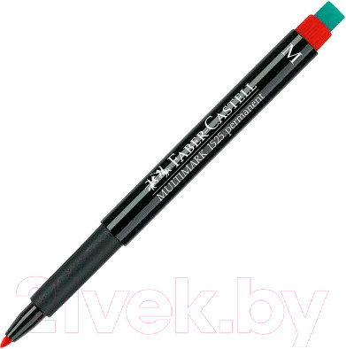 Маркер перманентный Faber Castell Multimark 152521 (красный)