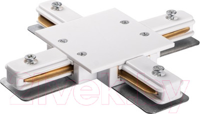 Коннектор для шинопровода JAZZway PTR/R CX-WH / 5031951 (белый)