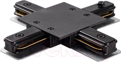 Коннектор для шинопровода JAZZway PTR/R CX-BL / 5031937 (черный)