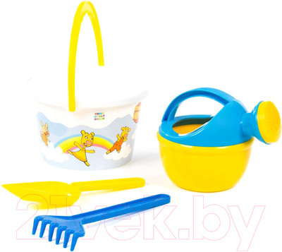 Набор игрушек для песочницы Полесье Оранжевая корова №4 / 83180