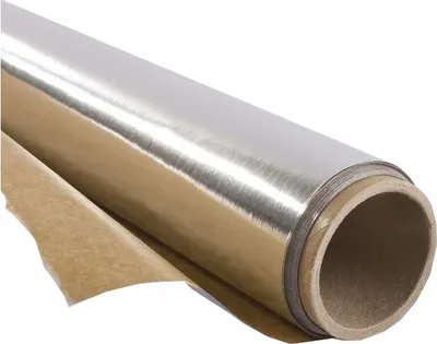 Фольга алюминиевая техническая Howard На крафт бумаге 1200мм (12м.кв.)