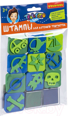 Набор для творчества Bondibon Штампы Мальчики / ВВ2694