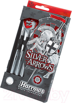 Набор дротиков для дартса Harrows Steeltip Silver Arrows / 842HRED92126