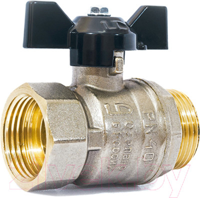 Шаровой кран LD Pride МР Ду 20 / LD 47.302.20 (полнопроходной, ручка бабочка)