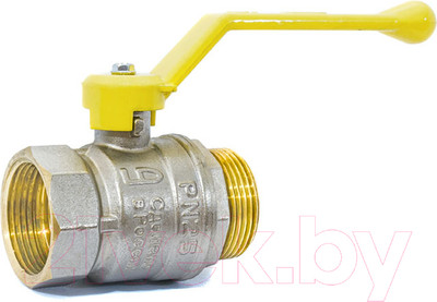 Шаровой кран LD Pride МР Ду 15 (газ) / LD 47.353.15 (полнопроходной, ручка рычаг)