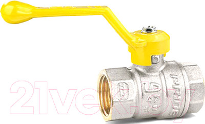 Шаровой кран LD Pride ММ Ду 25 (газ) / LD 47.351.25 (полнопроходной, ручка рычаг)